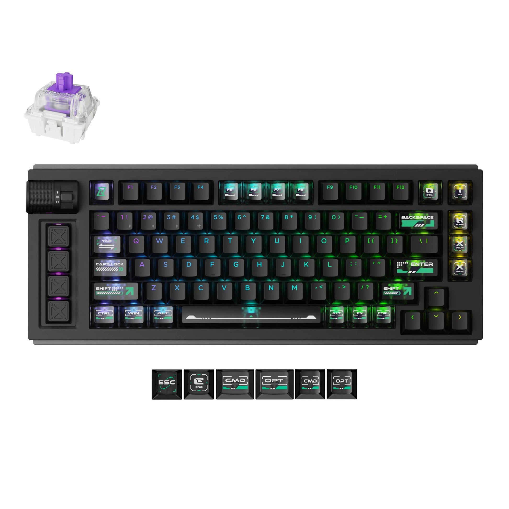 Lemokey L1 HE Wireless Magnetic Switch Keyboard Black