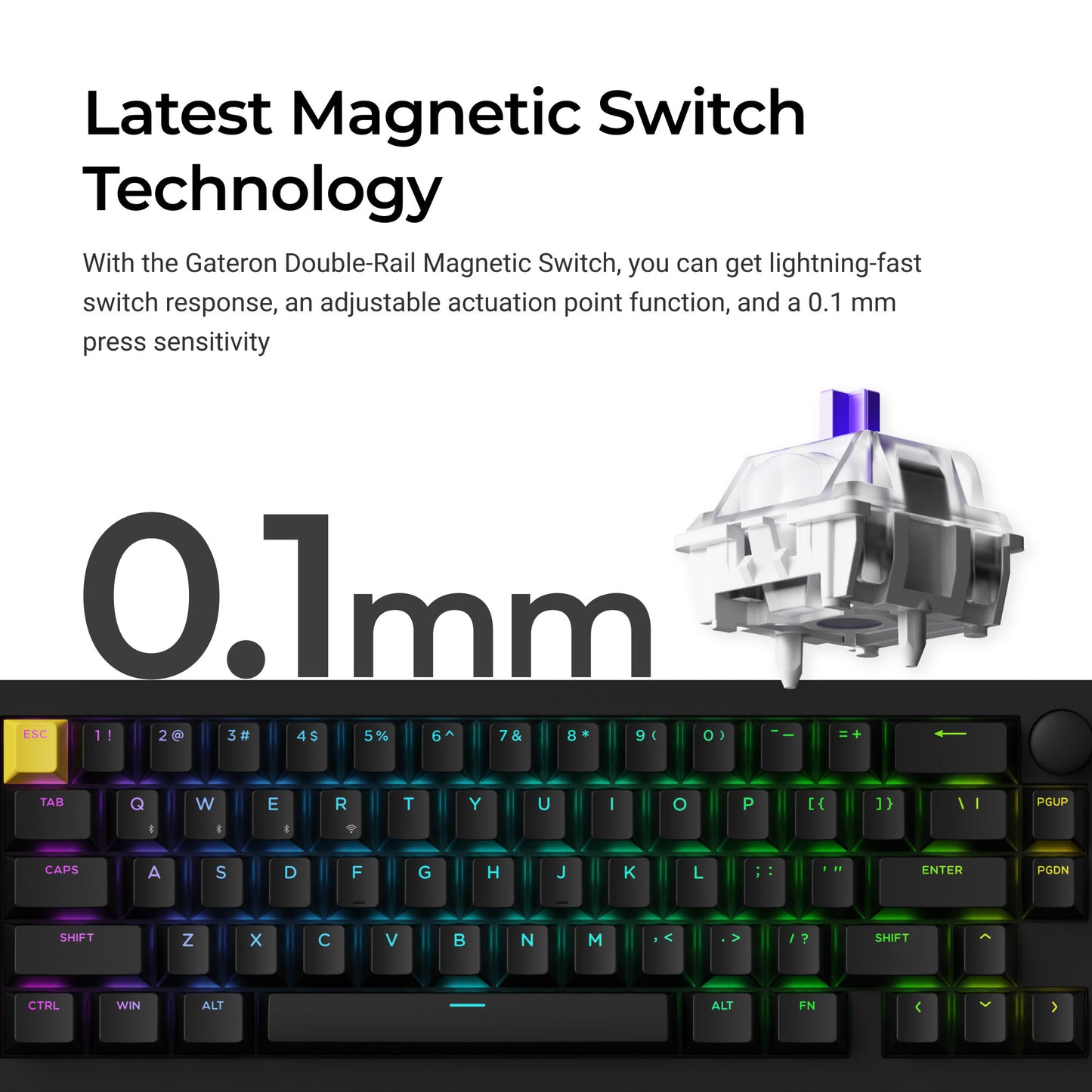 Lemokey P2 HE Switch Features