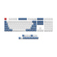 ISO ANSI Layout OEM Dye Sub PBT Keycap Set Blue Color For L3 Keyboard Portuguese