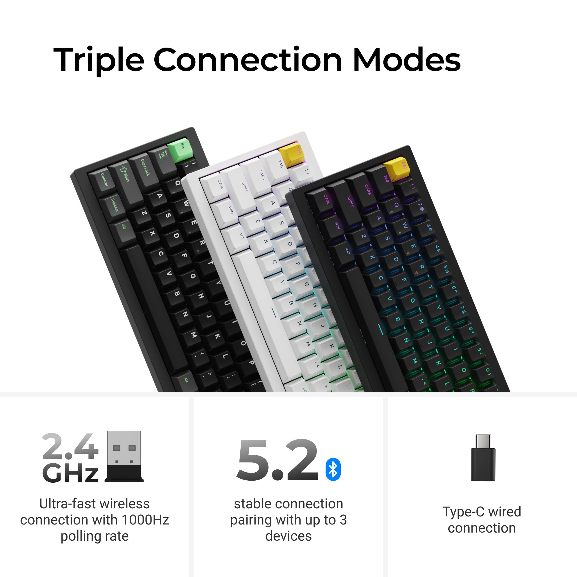 Lemokey P2 HE Wireless Magnetic Switch Custom Gaming Keyboard