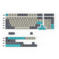 Cherry Profile Double-Shot PBT Full Set Keycaps Dolch Blue Compatible with 96 Percent 75 Percent 65 Percent US Layout