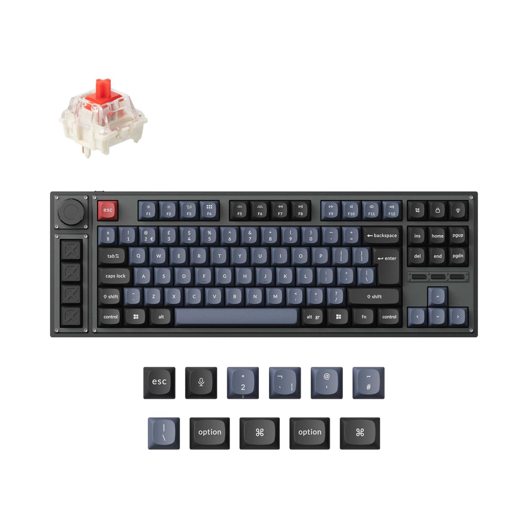 Lemokey L3 QMK/VIA Wireless Custom Mechanical Keyboard ISO Layout Coll